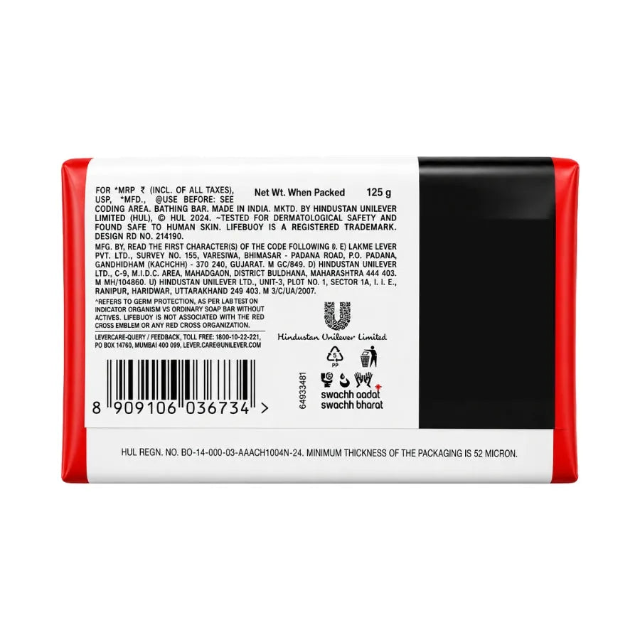 Lifebuoy Soap Bar Germ Protection - 125g-Global Food Hub