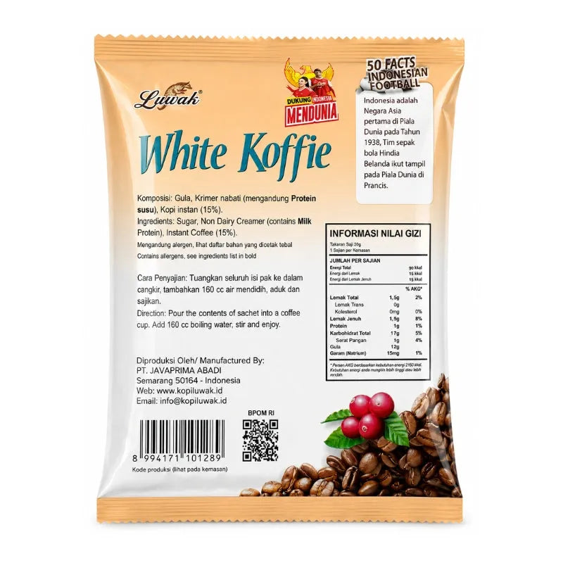 Luwak White Koffie Original Sachet-Global Food Hub