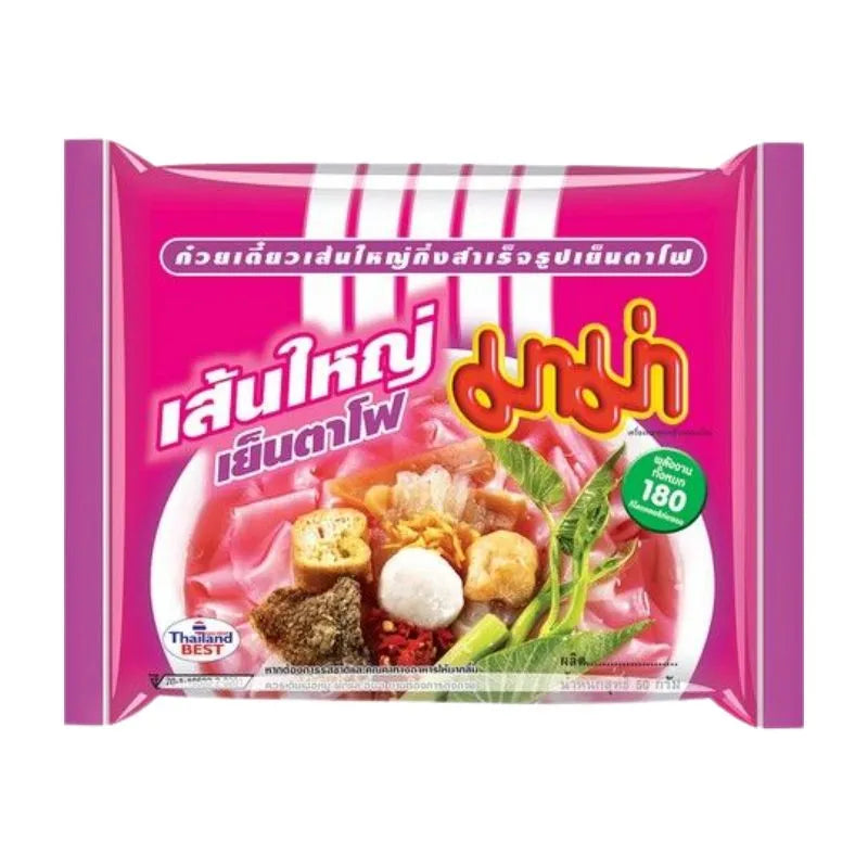 MAMA Instant Flat Noodles Yentafo - 50g-Global Food Hub