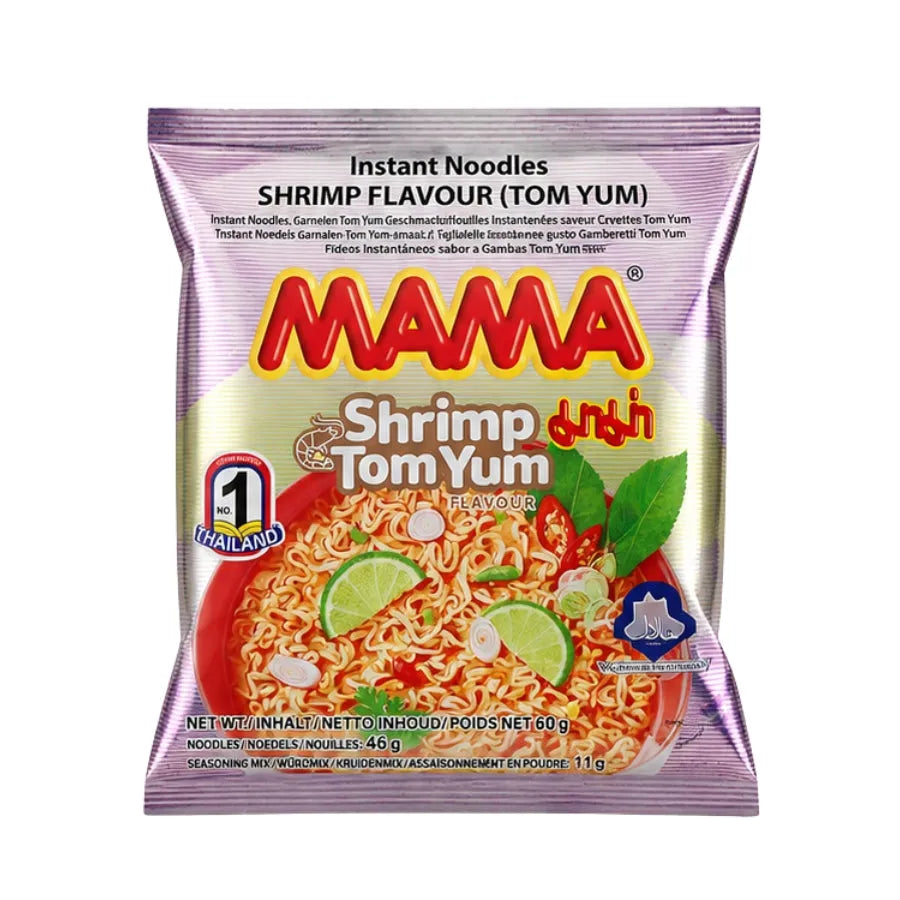 MAMA Instant Noodle Shrimp Tom-Yum Flavour - 60g-Global Food Hub