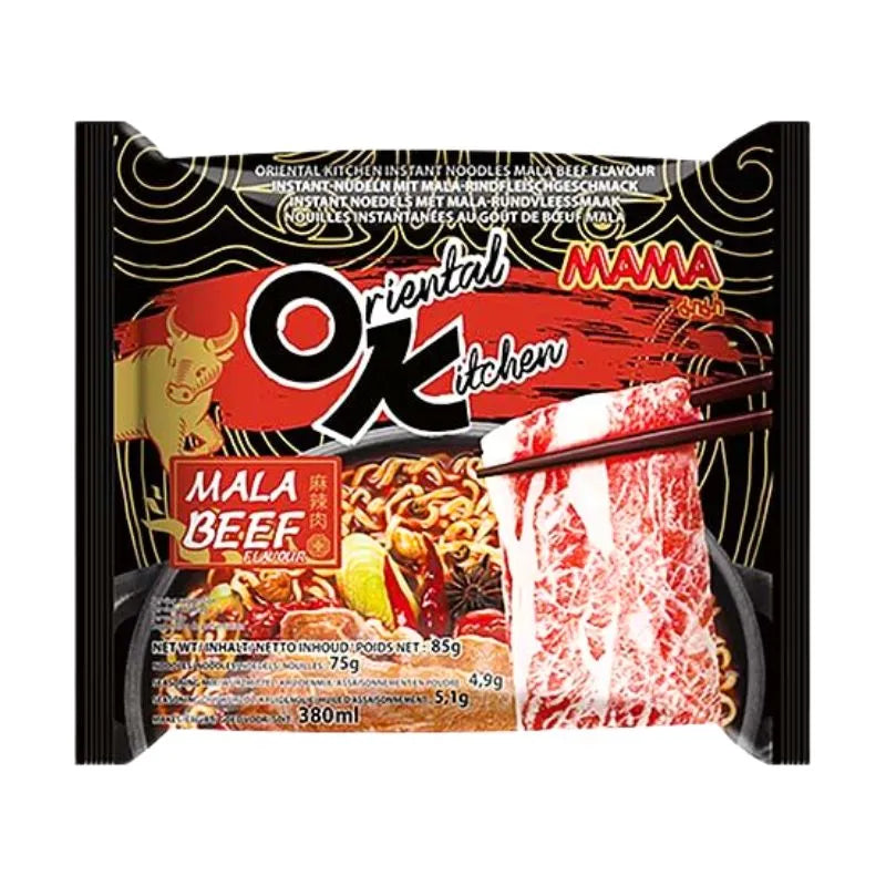 MAMA OK Instant Noodles Mala Beef - 85g-Global Food Hub