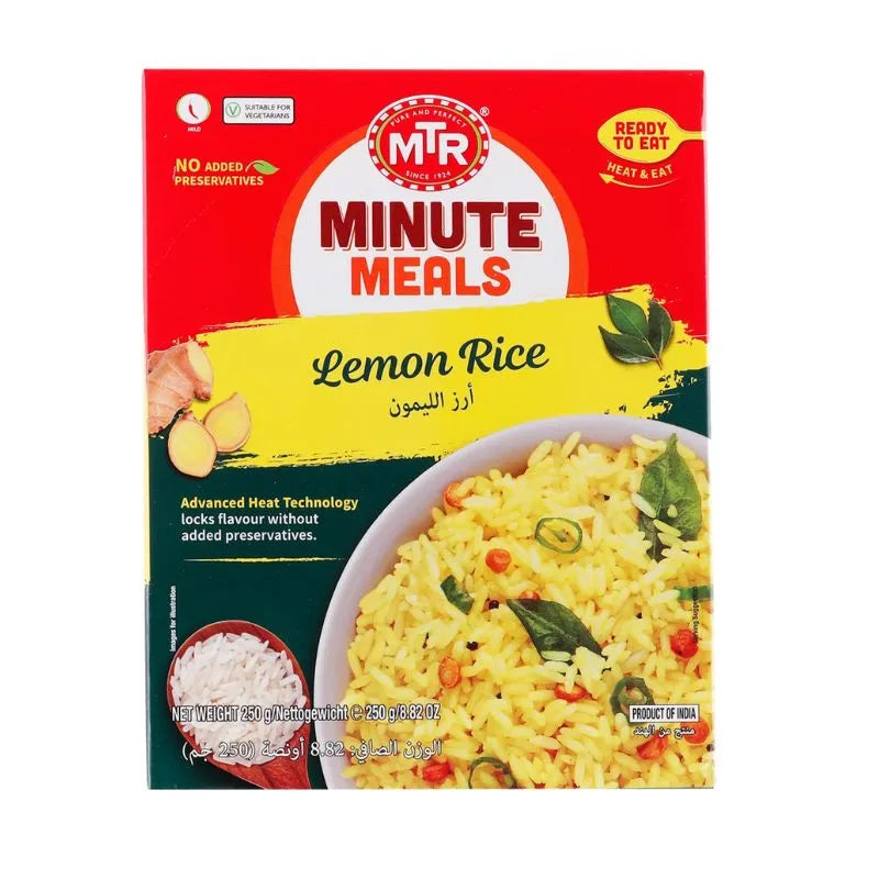 MTR RTE Lemon Rice - 250g-Global Food Hub