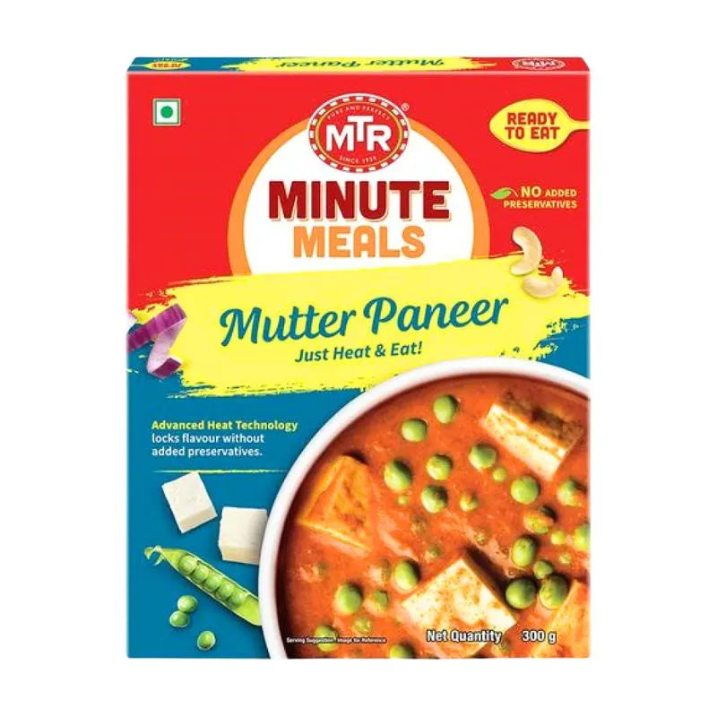 MTR RTE Mutter Paneer / Green Peas and paneer - 300g-Global Food Hub