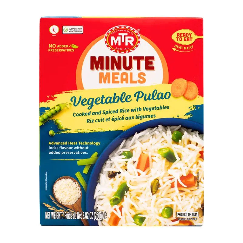 MTR RTE Vegetable Pulao - 250g-Global Food Hub