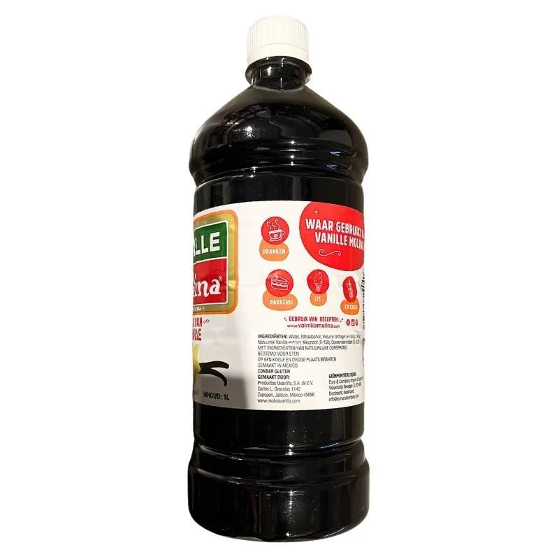 Molina Vanilla Natural Flavoring - 1L-Global Food Hub