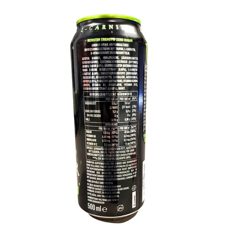 Monster Energy Drink Zero Sugar - 500ml-Global Food Hub