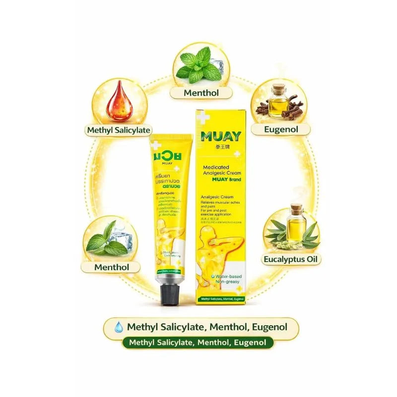 Muay Medicated Analgesic Cream - 100g-Global Food Hub