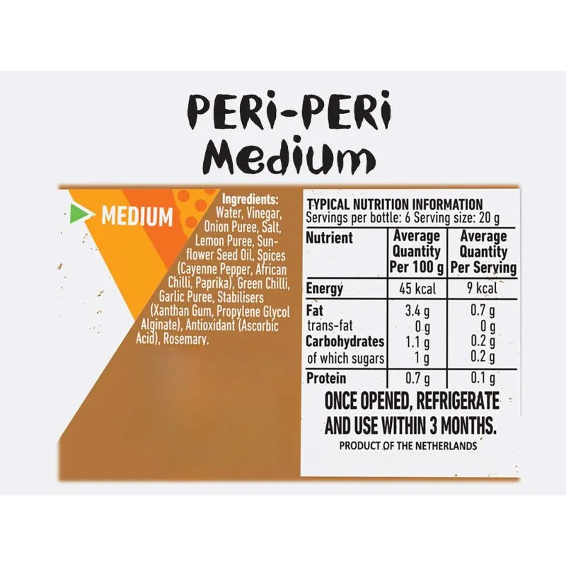 Nando's Peri Peri Sauce Medium Spicy - 125g-Global Food Hub