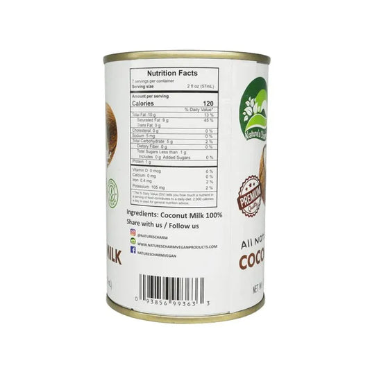 Nature's Charm Coconut Milk All Natural - 400ml
