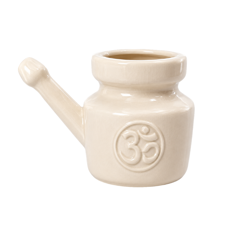 Neti Pot Ceramic – Cream 400ml-Global Food Hub