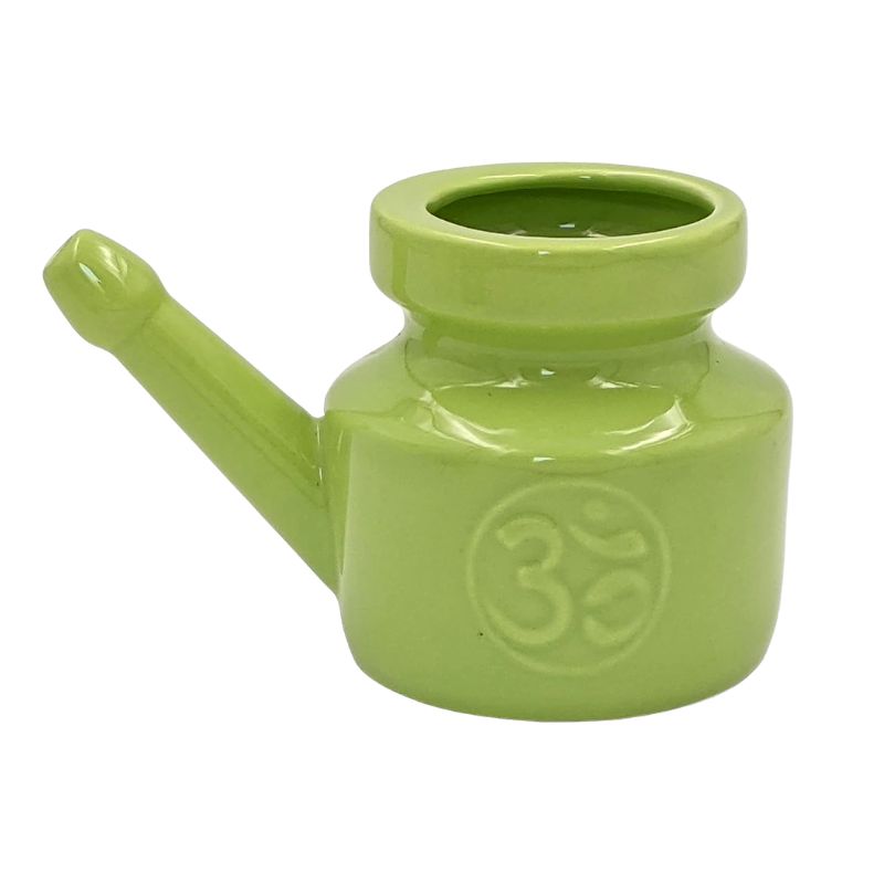 Neti Pot Ceramic – Green 300g-Global Food Hub