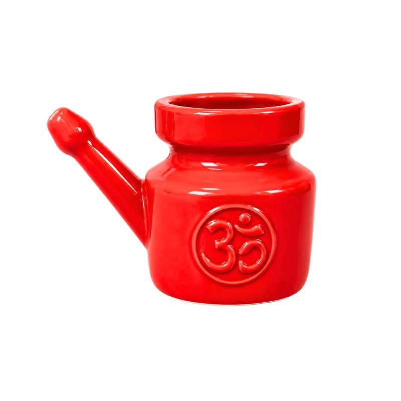 Neti Pot Ceramic – Orange 300g-Global Food Hub