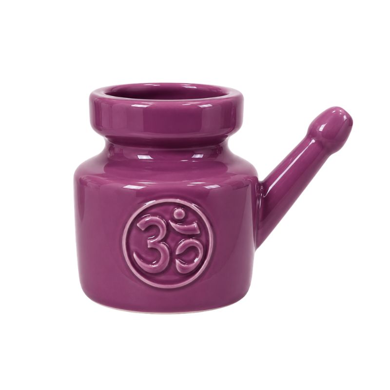Neti Pot Ceramic – Puprle 300g-Global Food Hub
