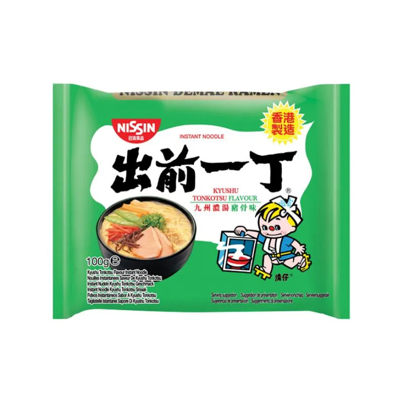 Nissin Demae Ramen Kyushu Tonkotsu - 98g-Global Food Hub