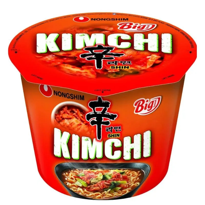 Nongshim Instant Noodle Big Bowl KimChi - 112g-Global Food Hub