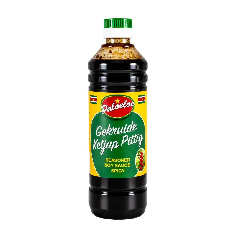 Paloeloe Gekruide Ketjap Pittig/ Spicy soy sauce - 500ml-Global Food Hub