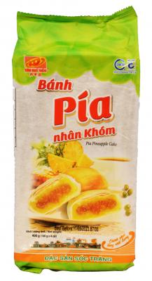 THV - Pia Cake Mung Bean Pineapple 400g / Banh Pia  Sầu Riêng Nhân Khóm 400g
