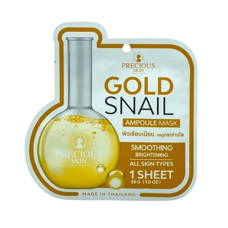 Precious Skin Gold Snail Ampoule Mask - 30g-Global Food Hub