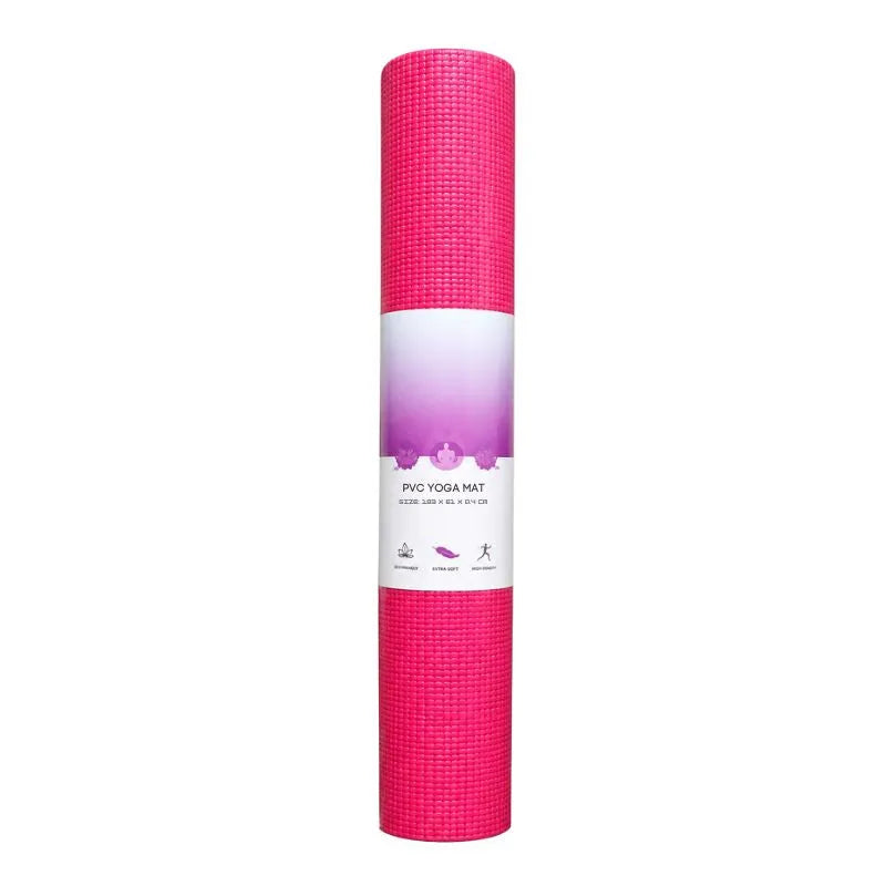 Pvc Yoga Mat Pink 183×61×0.4cm-Global Food Hub