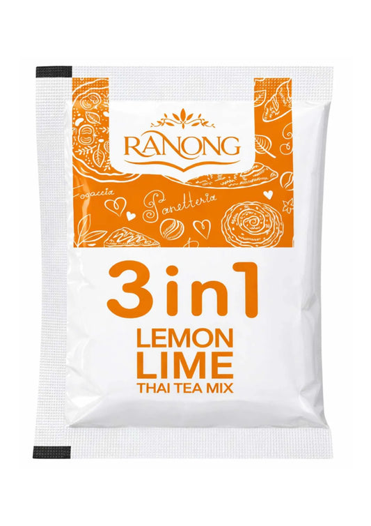Ranong Tea 3 in 1 Lemon Lime Thai Tea Mix - 25g - 1 Sachet