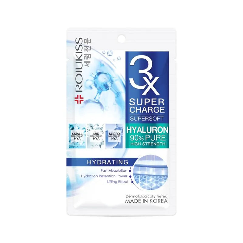 Rojukiss 3X Super Charge Super Soft Hyaluron Face Mask - 25ml-Global Food Hub