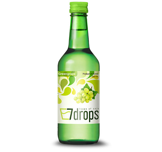 7DROPS Soju Grape 12% Alc 360ml / Ruou Soju Vi Nho 360ml
