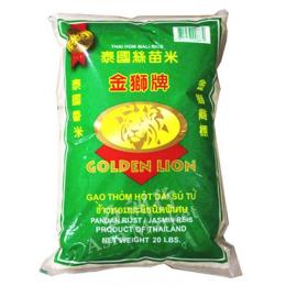 GOLDEN LION Jasmine Rice 2022 bag 20kg / Gao Thom Hot Dai Su Tu 20kg