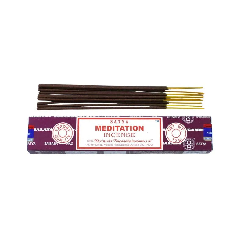 Satya Export Pack Meditation Incense Sticks-Global Food Hub
