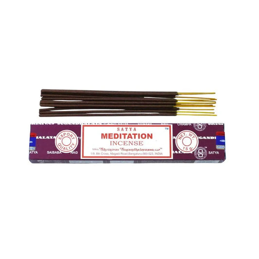 Satya Export Pack Meditation Incense Sticks-Global Food Hub