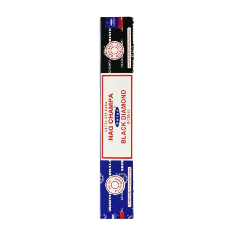 Satya Nag Champa Black Diamond Incense-Global Food Hub