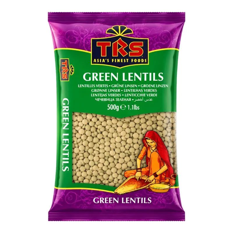 TRS Green Lentils - 500g-Global Food Hub