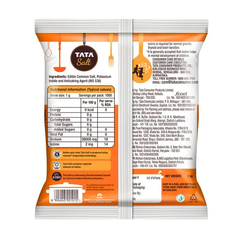 Tata Salt - 1Kg-Global Food Hub