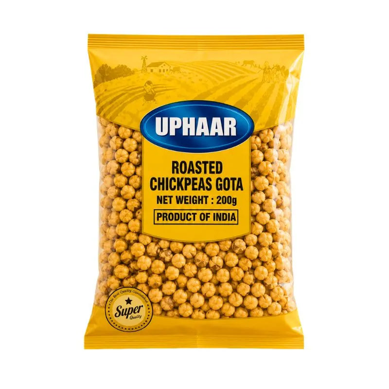 Uphaar Roasted Chickpeas Gota - 200g-Global Food Hub