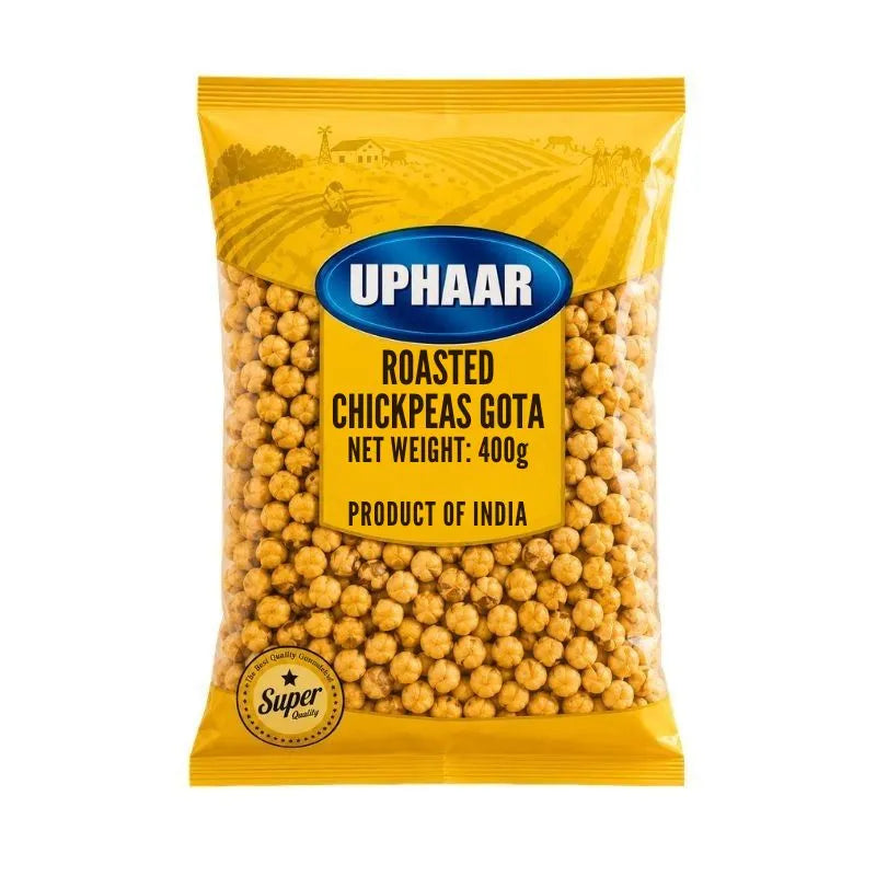 Uphaar Roasted Chickpeas Gota - 400g-Global Food Hub