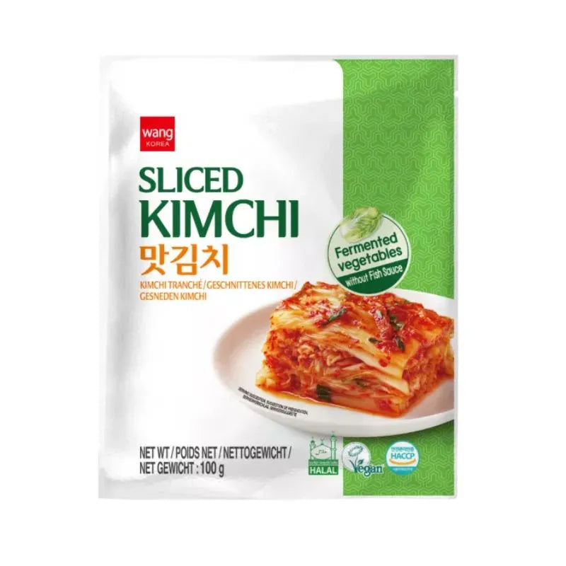 Wang Sliced Kimchi Pouch - 100g-Global Food Hub