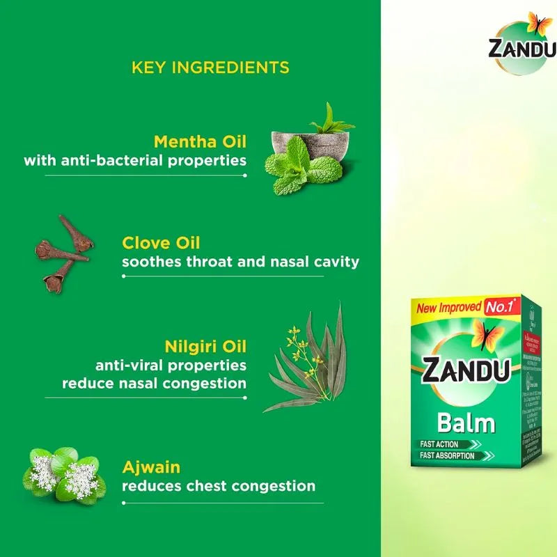 Zandu Balm - 50ml-Global Food Hub