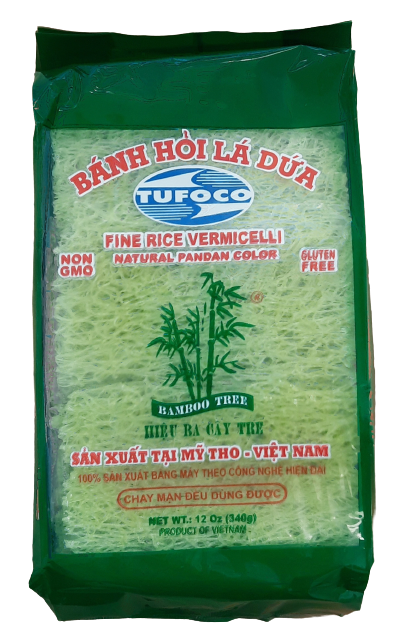 Bamboo Tree Fine Rice Vermicelli Green 340g