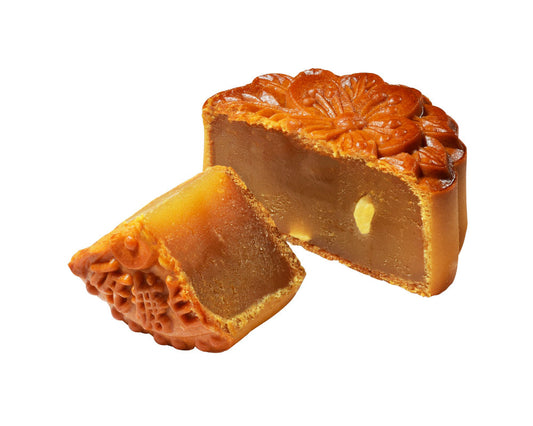 L1- TUANYUAN Moon Cake Egg Yolk White Lotus Paste/ Banh Nuong Nhan Hat Sen 75g