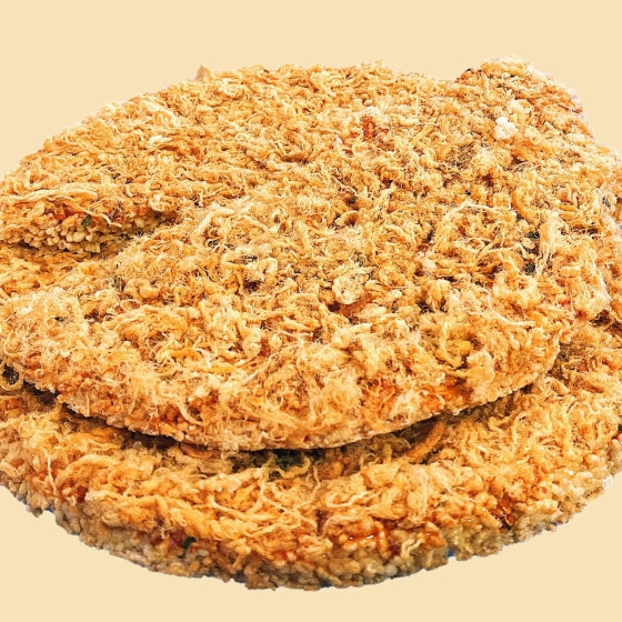 Crispy Rice Snack/ Com Chay Day Noi Sieu Cha Bong Size Lon