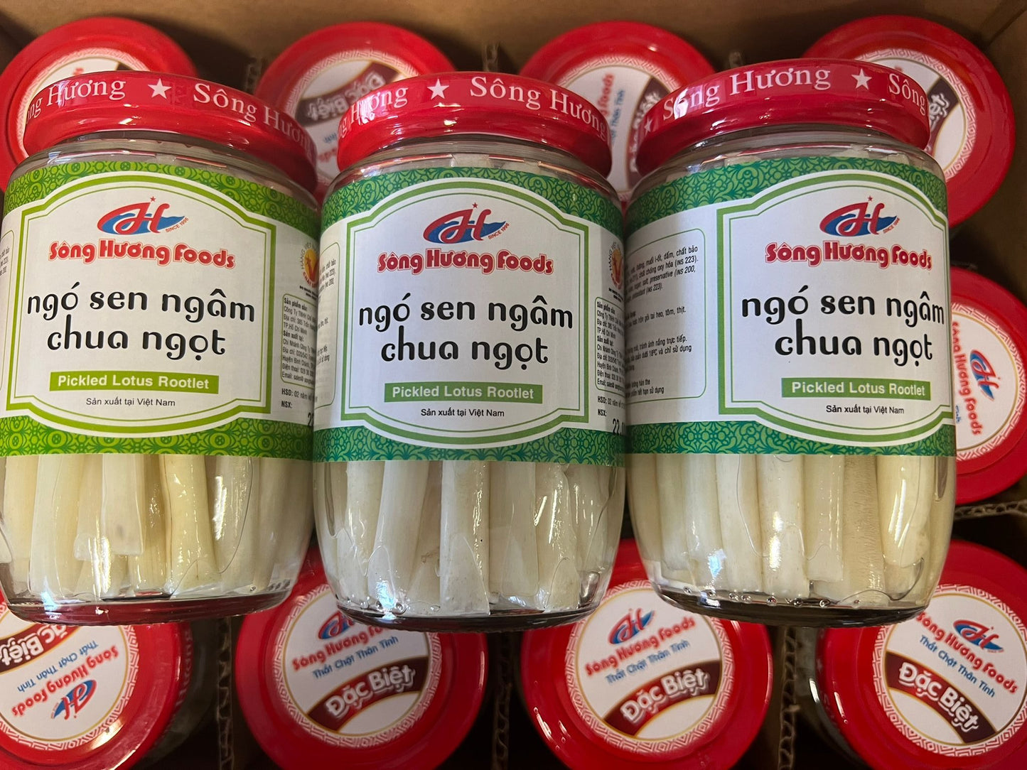 Cock Lotus Rootlet In Brine 370g/ Ngo Sen Ngam Chua Ngot 370g