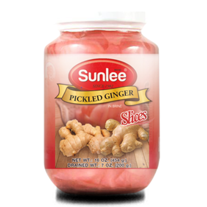 SL- Pickled Ginger Pink in Brine/ Gung Ngam Giam Muoi 454gr