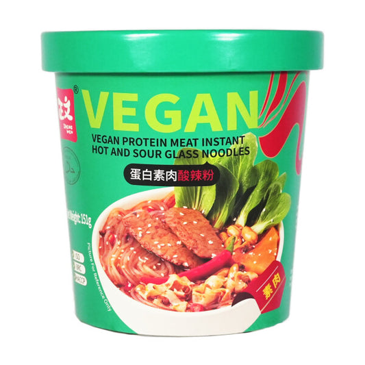 M1 - ZHENGWEN Vegan Instant Cup Noodles Protein Meat Hot And Sour / Mỳ Ly Chay Chua Cay 151g