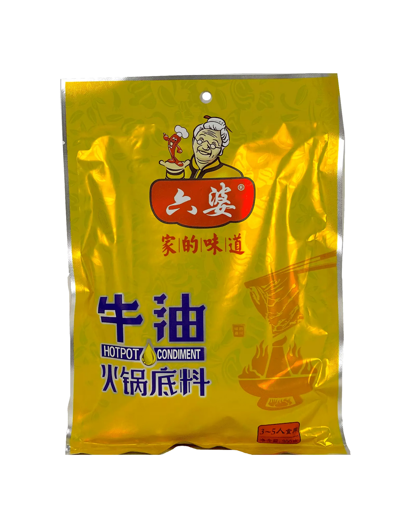 LIUPO Hot Pot Seasoning Gold /  Gia Vi Nau Lau 300g (BBD 11/2024)