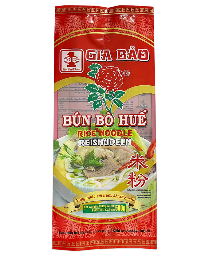 Gia Bao Rice Noodles 500g/ Bun Bo Hue 500g
