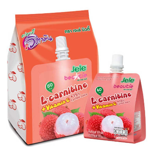 JELE Vitamin Jelly Lychee Juice/ Nuoc Ep Vai 420gr ( 3x140gr)