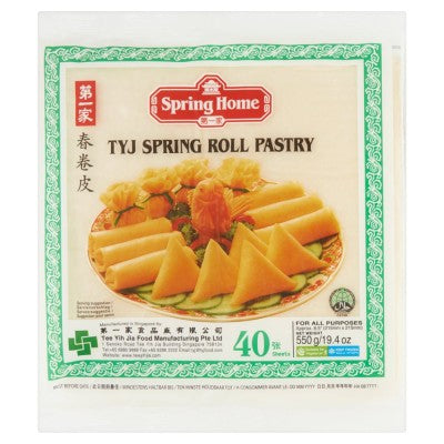 HS-TYJ Spring Roll Pastry / Banh  Trang Cuon Cha Gio 215 mm 40 leaves 500g