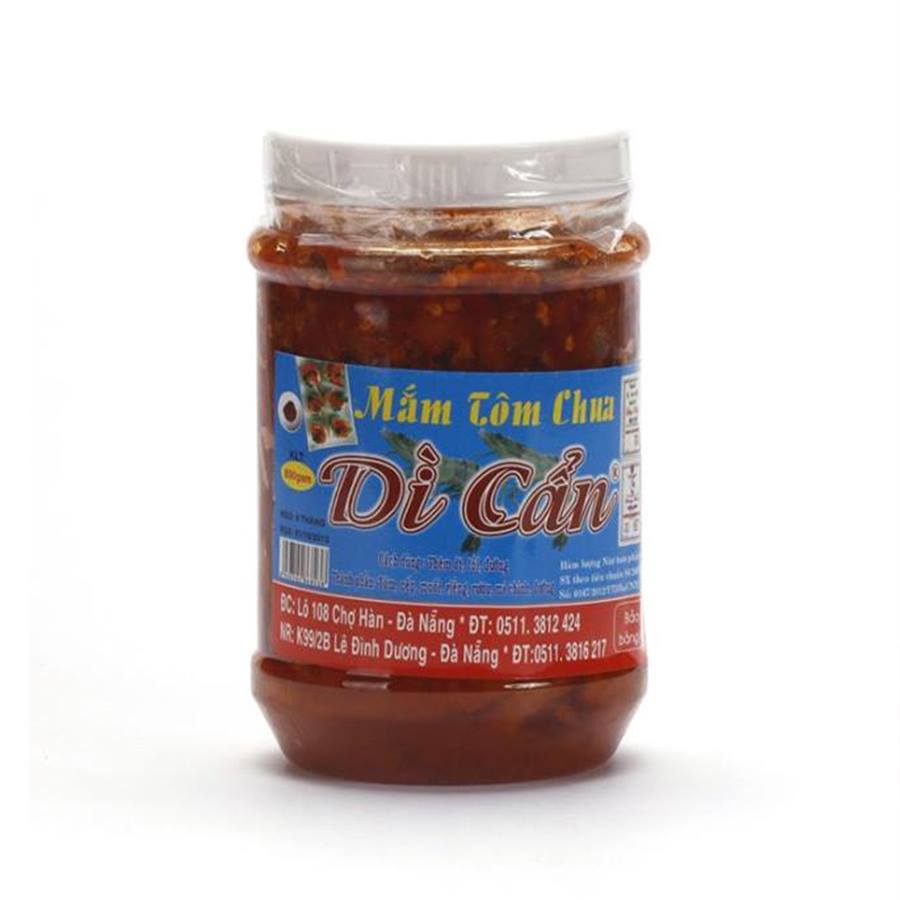 Anchovy shrimp Sauce / Mam Tôm chua Dì Cẩn 500g (BBD: 2/2023)
