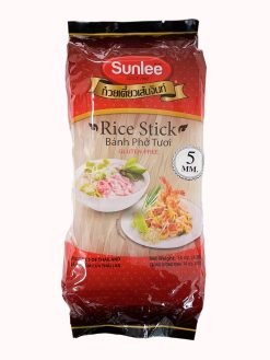 Sunlee Ricestick Curve/ Sợi Hủ Tiếu 5mm 400g
