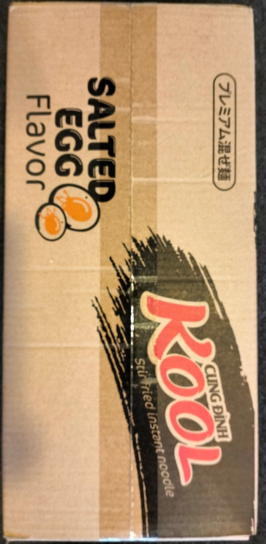 CUNG DINH Fried Noodle Salted Egg / My Tron Trung Muoi 90g (1 Box)
