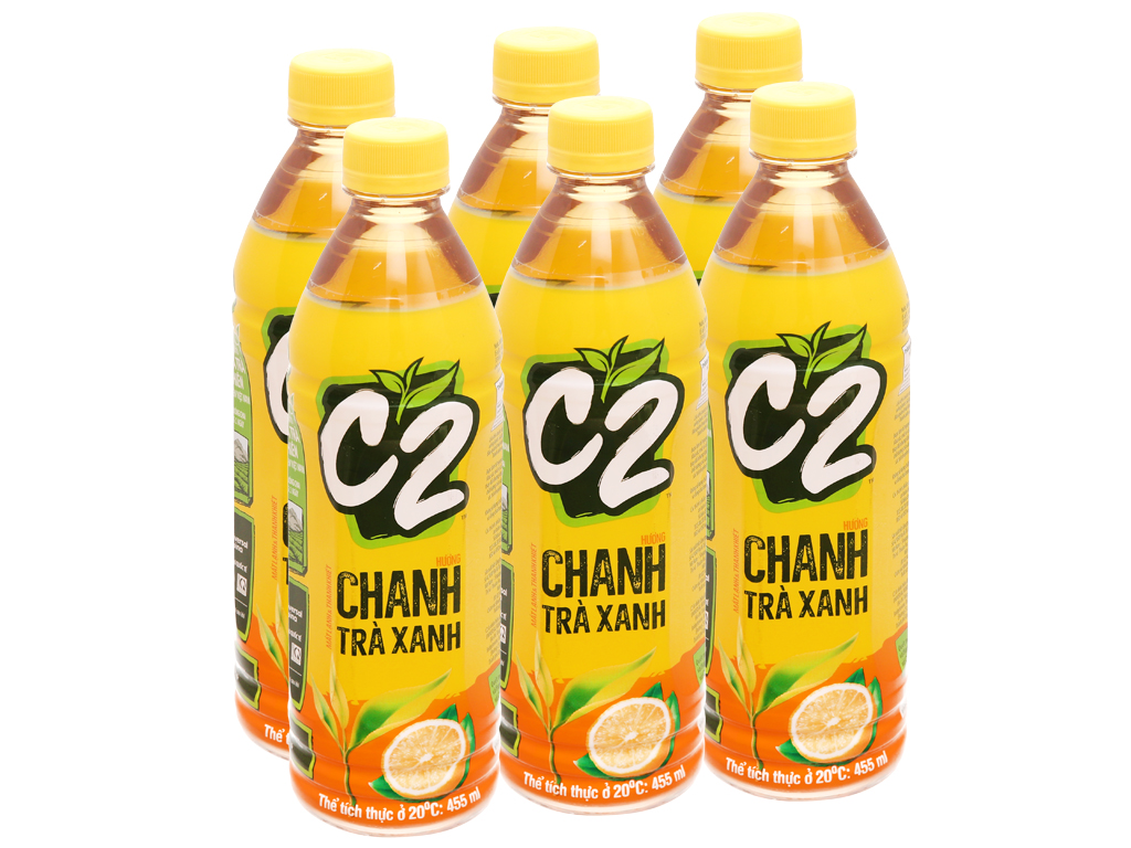 C2 Lemon Green Tea  / Tra Xanh Vi Chanh C2 455ml
